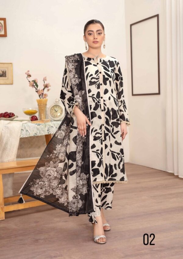 Sapphire 3Pc Bana Doriya Lawn Collection Design # 2