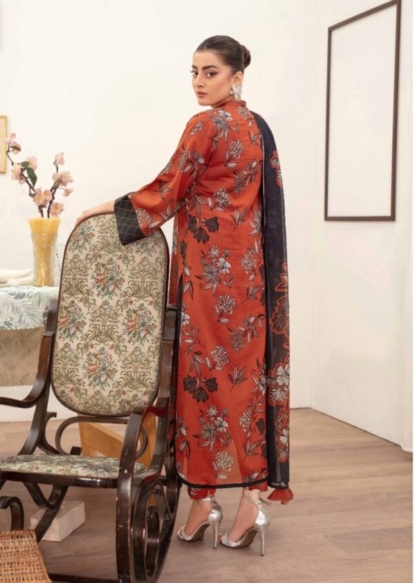 Sapphire 3Pc Bana Doriya Lawn Collection Design # 3 - Image 3