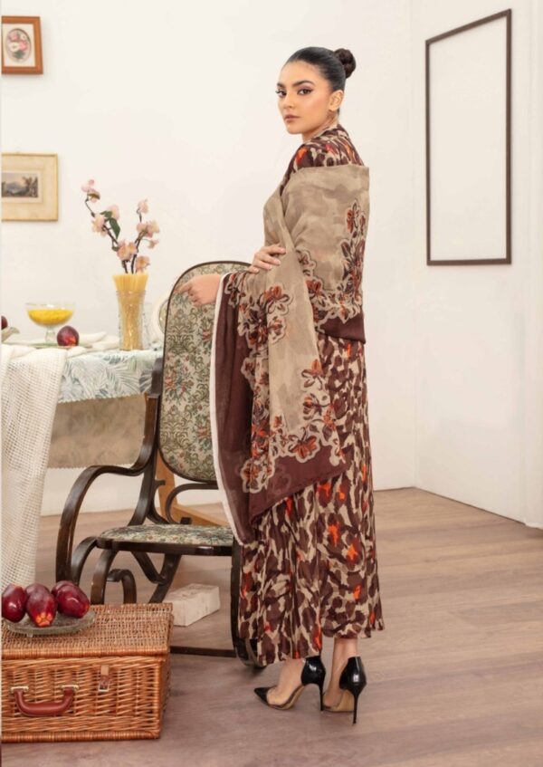 Sapphire 3Pc Bana Doriya Lawn Collection Design # 4 - Image 2