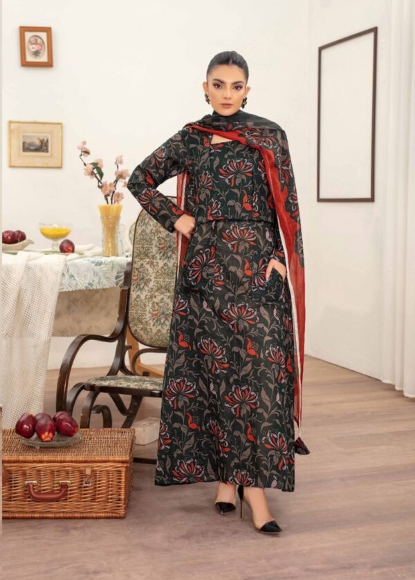 Sapphire 3Pc Bana Doriya Lawn Collection Design # 5 - Image 2