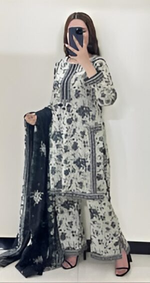 Bin Saeed 3Pc Bana Doriya Lawn Collection Design # 8