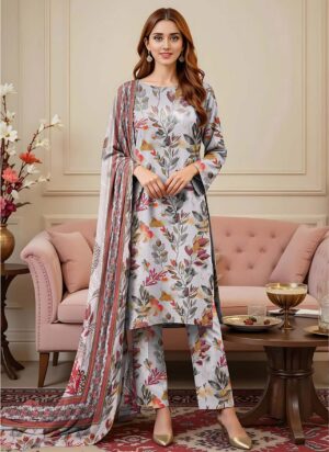 Saya 3Pc Bana Doriya Lawn Collection Design # 7