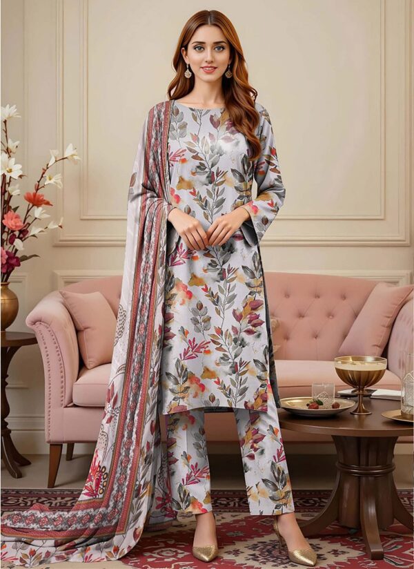 Saya 3Pc Bana Doriya Lawn Collection Design # 7