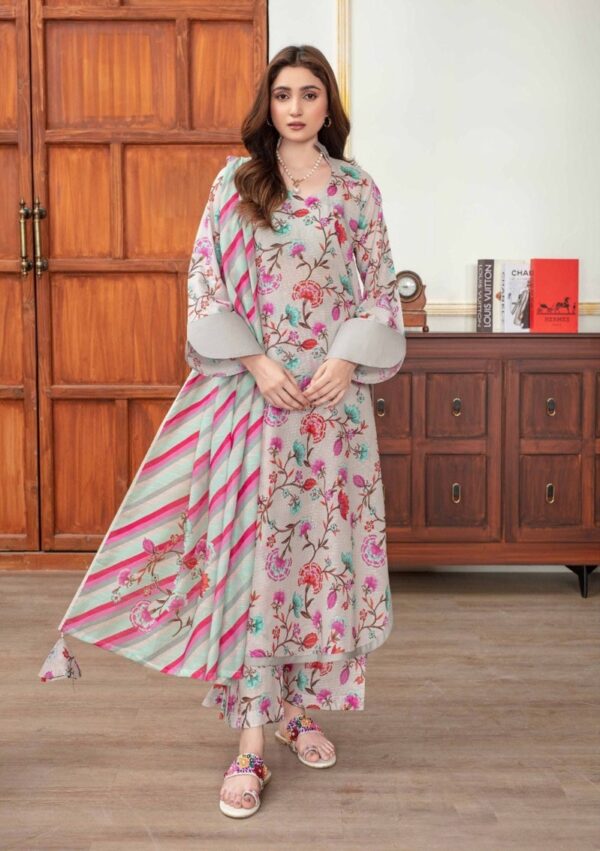 Maria B 3Pc Bana Doriya Lawn Collection Design # 6