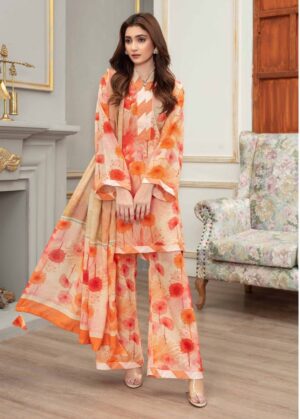 Maria B 3Pc Bana Doriya Lawn Collection Design # 5