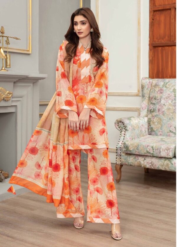 Maria B 3Pc Bana Doriya Lawn Collection Design # 5