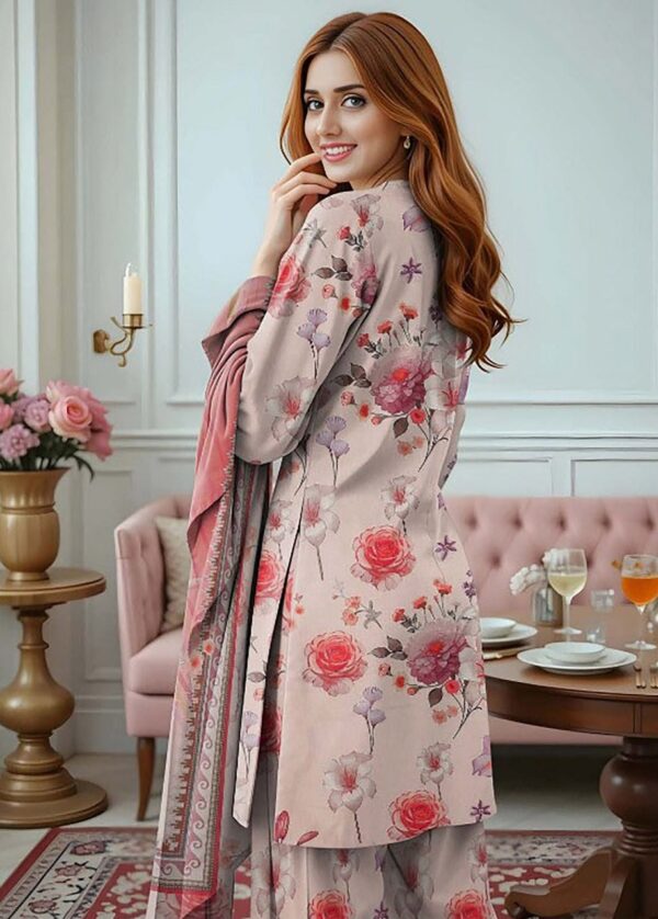 Saya 3Pc Bana Doriya Lawn Collection Design # 5 - Image 2