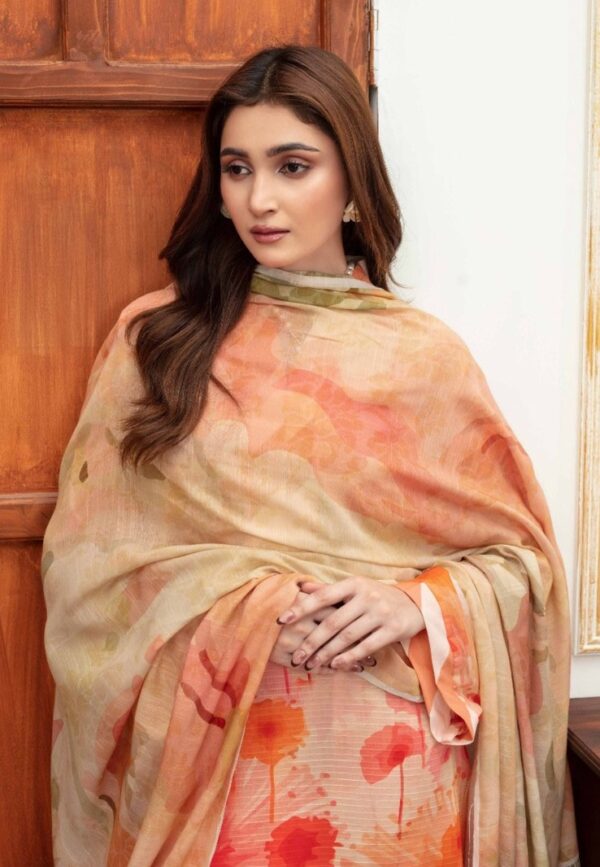 Maria B 3Pc Bana Doriya Lawn Collection Design # 5 - Image 4