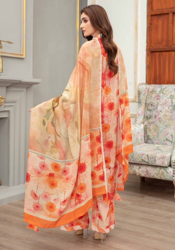 Maria B 3Pc Bana Doriya Lawn Collection Design # 5 - Image 3