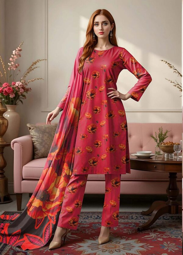 Saya 3Pc Bana Doriya Lawn Collection Design # 4