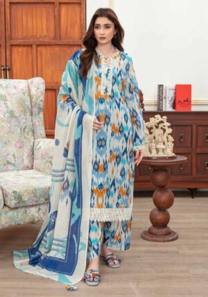 Maria B 3Pc Bana Doriya Lawn Collection Design # 1