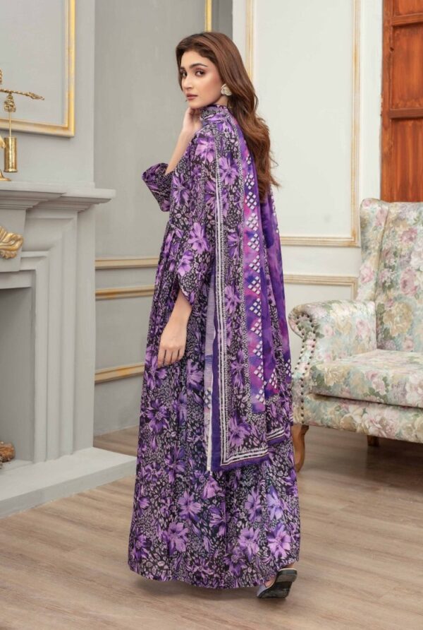 Maria B 3Pc Bana Doriya Lawn Collection Design # 3 - Image 2