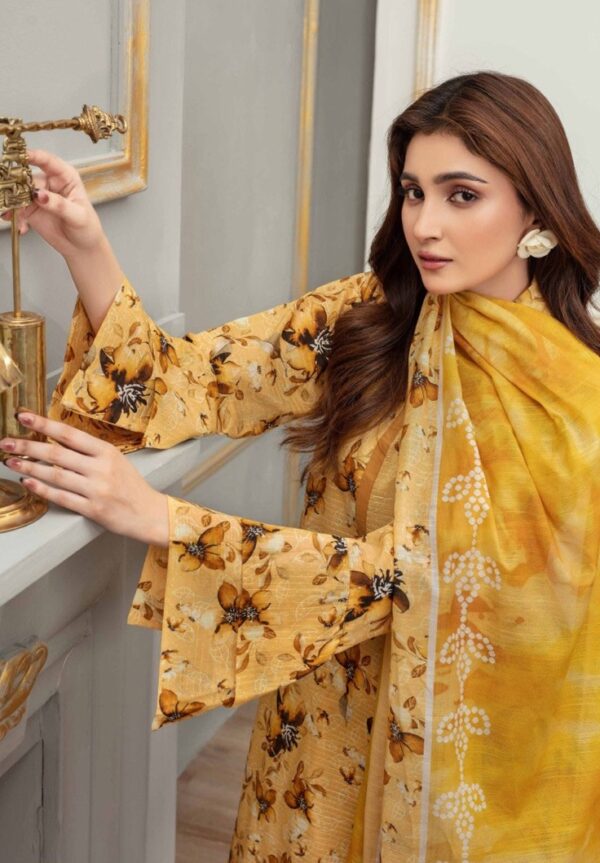 Maria B 3Pc Bana Doriya Lawn Collection Design # 2 - Image 3